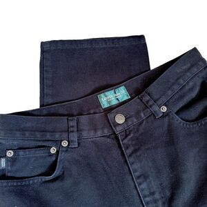 Vtg y2k Ralph Lauren black straight high rise jeans women’s 10 (fits 6/8) READ